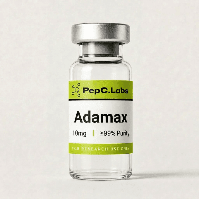 Adamax 10mg research peptide vial
