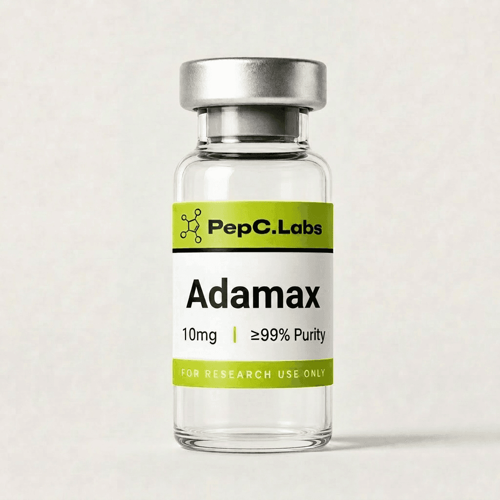 Adamax 10mg research peptide vial