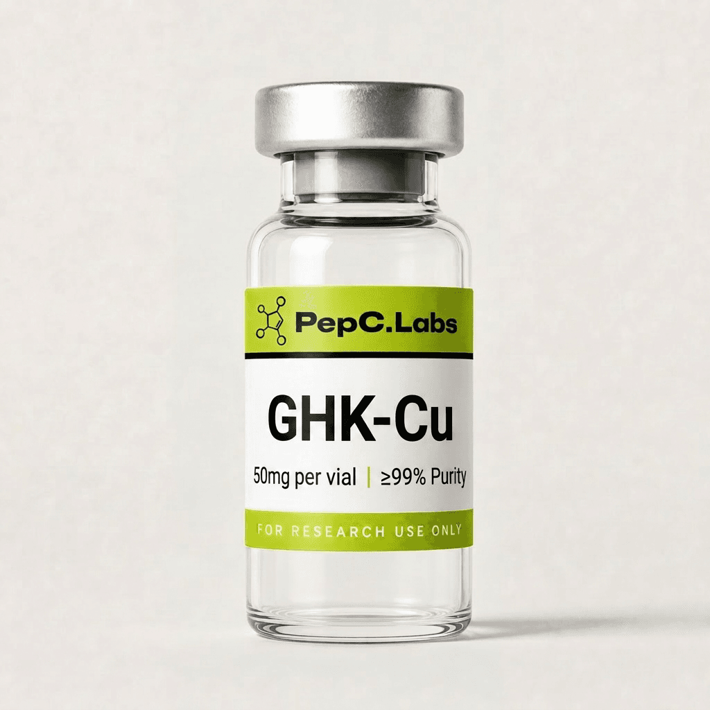 GHK-Cu 50mg research peptide vial