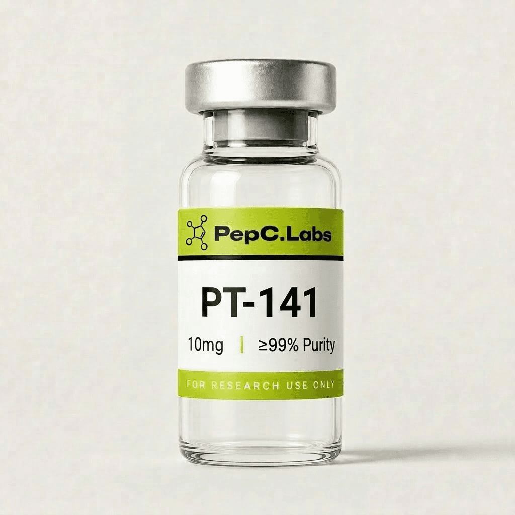 PT-141 10mg research peptide vial
