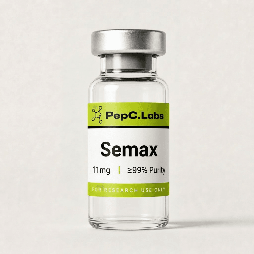 Semax 11mg research peptide vial