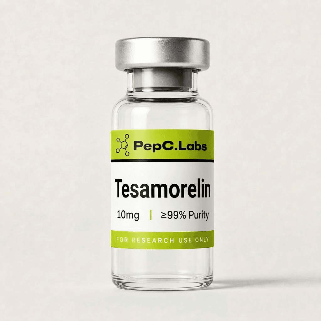 Tesamorelin 10mg research peptide vial